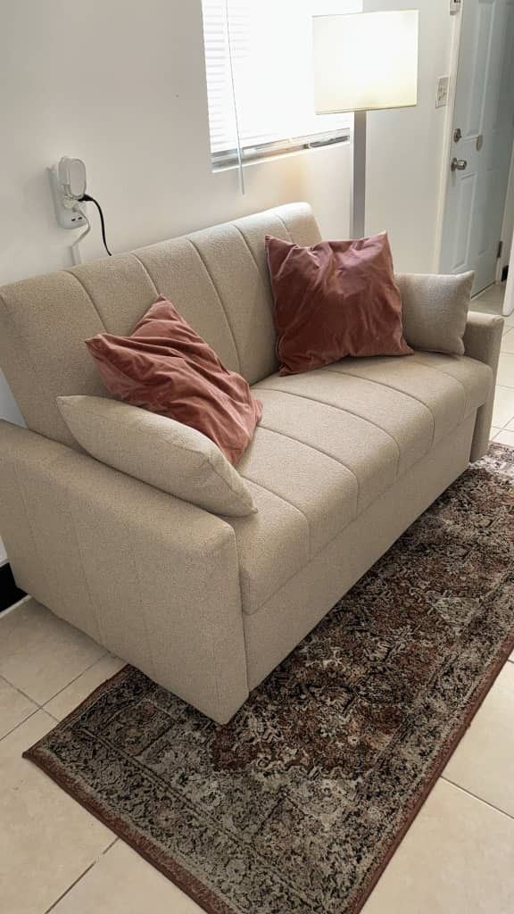 Small Beige Sofa Bed ,Ask for price