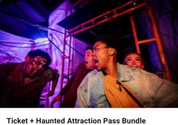 4 Six Flags Tickets+ Hunted Atraccion Bundle