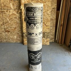Ram Board Home Edition Heavy Duty Floor Protection 36” x 50” For Projects, Repairs, Construction, Moving