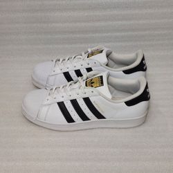 Adidas Superstar sneakers. Size 8 men's shoes. White. Like new