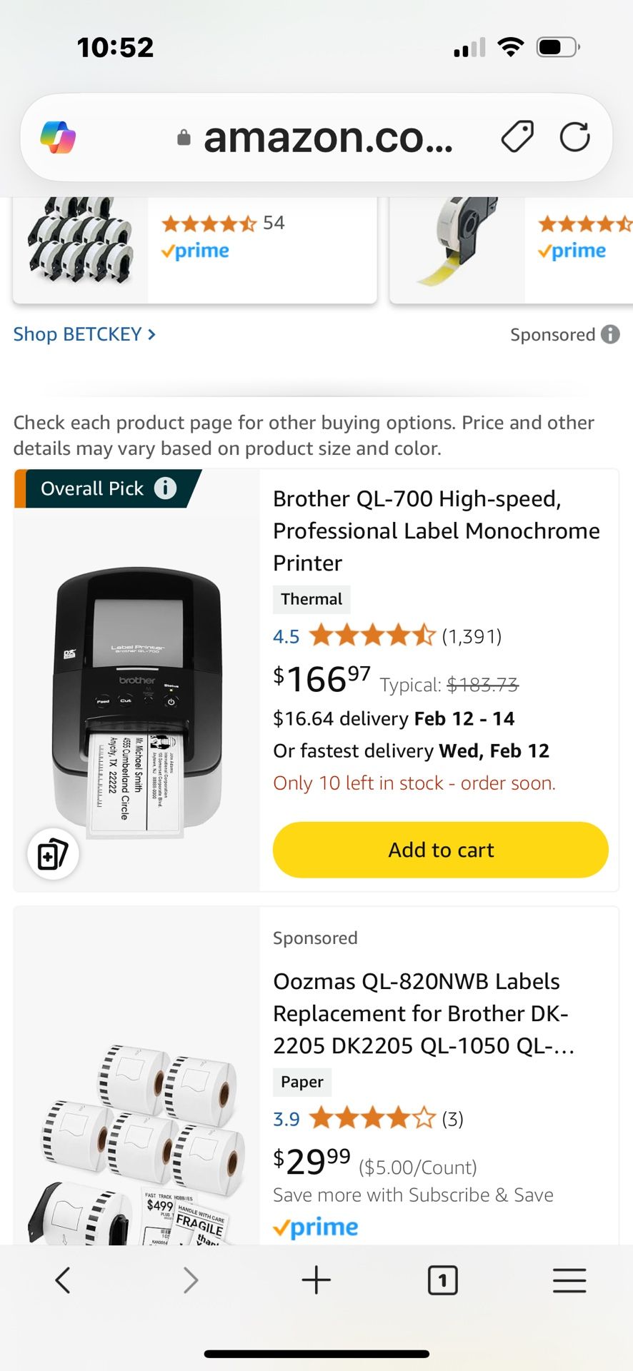Label Printer Bar Code Printer