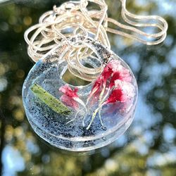 Handmade Dianthus Necklace 