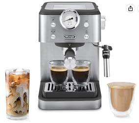 De'Longhi Classic Signature Espresso Machine with Adjustable Milk Frother