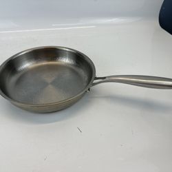 Halogen Induction Electric Saute Pan SUS316L 10” Stainless Steel - No Lid