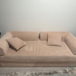 Sleeper Sofa Bed – Modern Corduroy Style