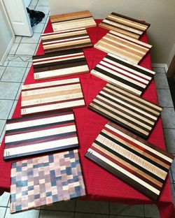 Exotic Hardwood Cutting And Charcuterie Boards
