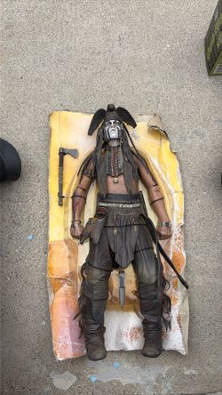 Joohnny drop tonto Lone Ranger figure