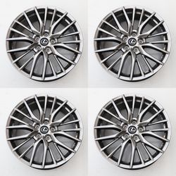 "19x8J 5x114.3  ET35 Hyper  Black Wheels  CB60.1  Fits Toyota  Camry Avalon  Lexus ES IS  Scion RAV4