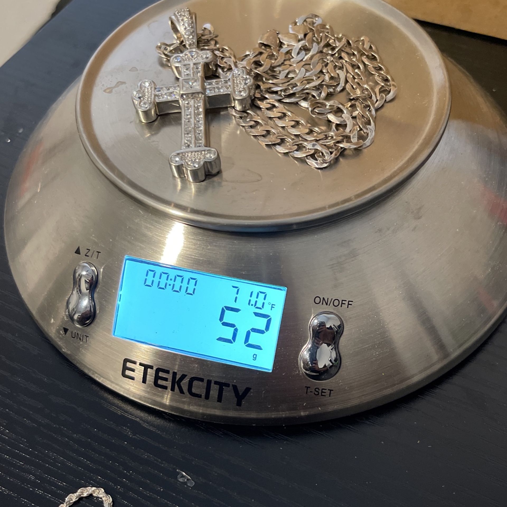 silver chain necklace 925