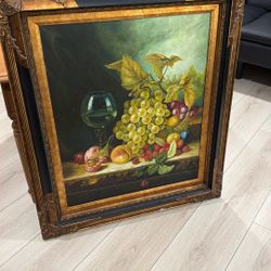 Oil Painting Art 1970s “Still Life”