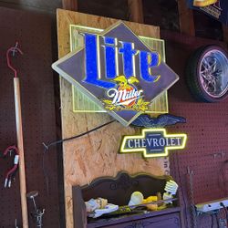 Vintage Miller Sign