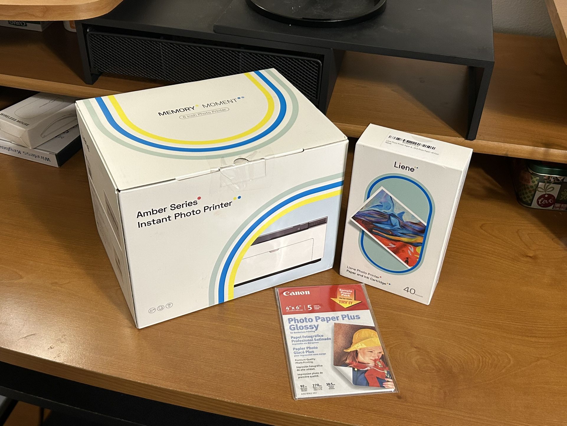 Liene 4x6” Wireless Photo Printer M200 Model - Amber Series (brand NEW) 