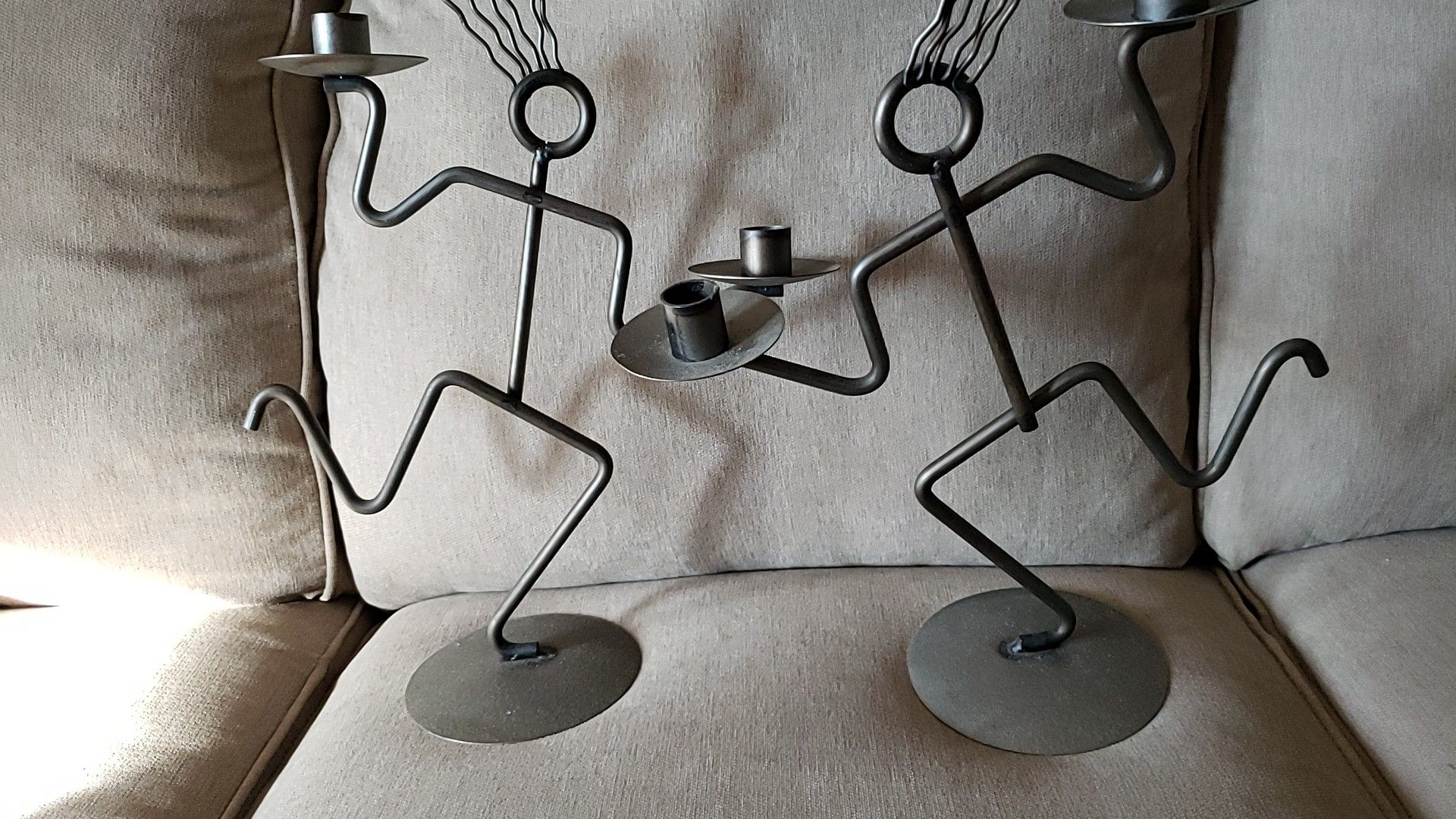 Unique Candle Holders "the Runners"