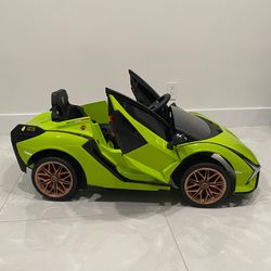 New Lamborghini SIAN power wheels kids ride on toy car
