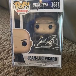 Autographed Funko POP! Star Trek: Jean-Luc Picard | Signed by Gavin Smith