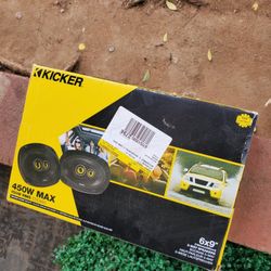 Kicker 6x9 Car Speakers (Brand New) 120$firm 