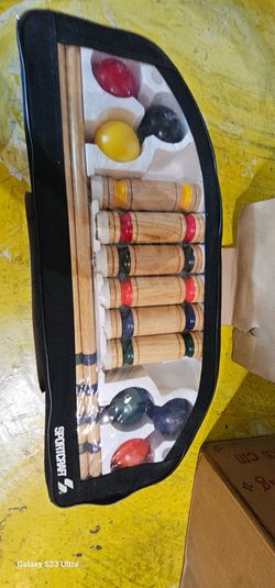 Vintage Sportcraft Croquet Set Game Leisure Series New