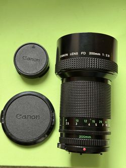 Canon FD 200mm f/2.8 — Excellent Condition — UWS Pickup