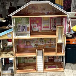 Kid Kraft Grand View Mansion Barbie Dollhouse Wooden
