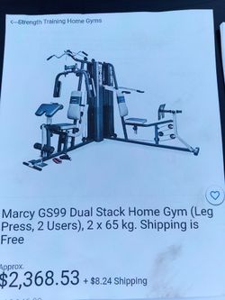 HOME GYM JUST LIKE YOU SEE HERE COMPLETE PRICE $ 400 DOLLAR