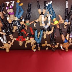 Old school WWF Wrestling figures