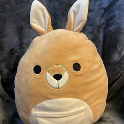 12” Kangaroo Squishmallow  Plush Toy - Like New**Please Message If Need Shipped**
