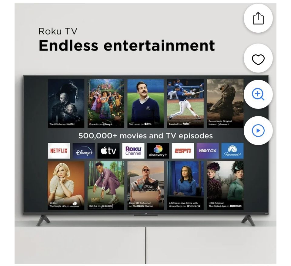 58” TV.. Hisense