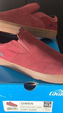 Lakai Slip On Owen port suede size 11.5