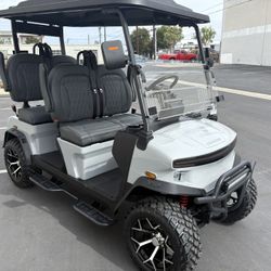 Street Legal LSV Golf Cart Lithium Powered by Denago