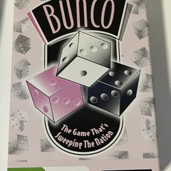 Bunco Social Dice Game Complete Set,pink & black