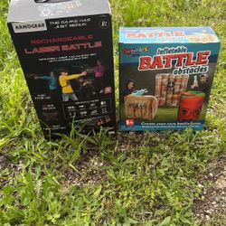 Laser Tag Guns & Obstacle Course 
