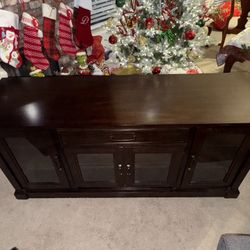 Wood Entertainment Console