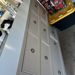 White Dresser And Matching Nightstand 