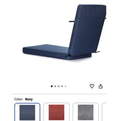 SUNROX All-Weather Fade-Resistant Lounge Chair Cushions DryFast Foam Chaise Lounge Cushions for Outdoor Furniture Patio Pool Lounge Chaise Cushions wi