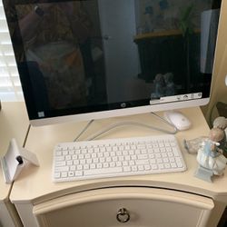 Computer and Keyboard