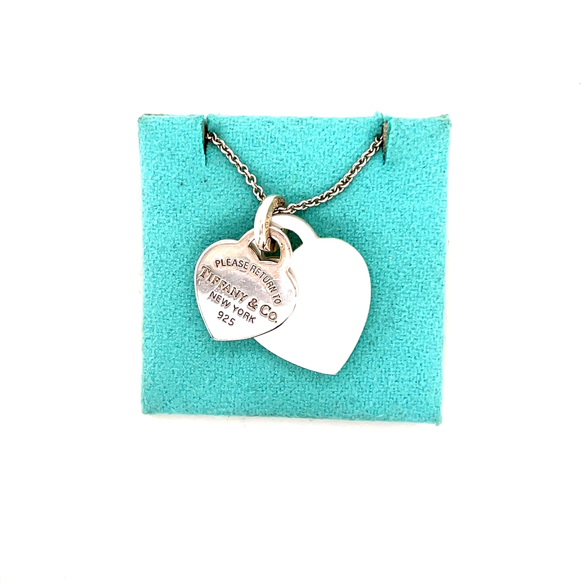 T&Co. 925 Mother of Pearl/Silver Heart Necklace
