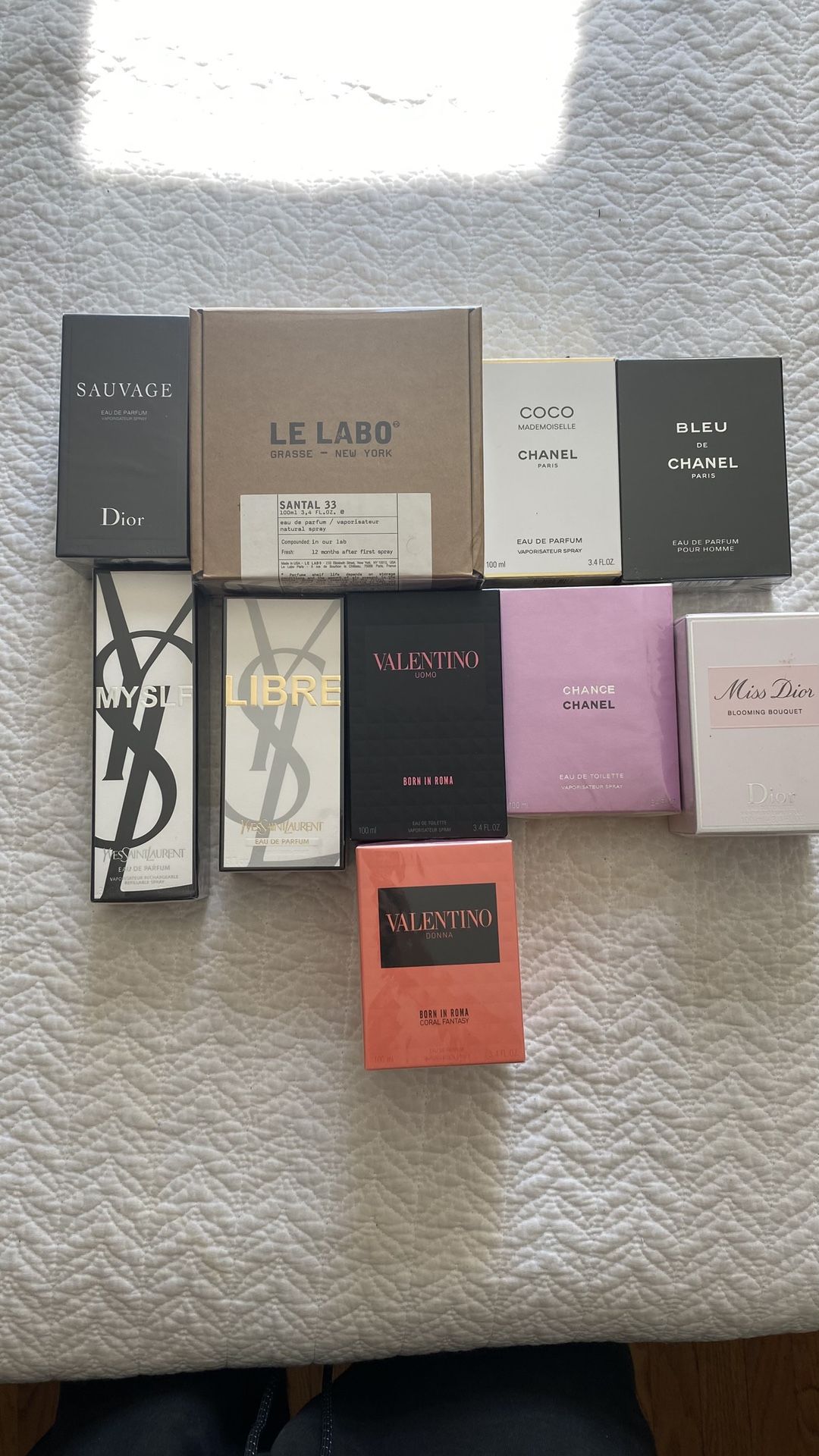 New Colonge Bundles (Valentino, Chanel, Dior, Ysl, Burberry, Jpg)