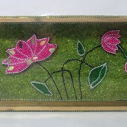 Exclusive Collectable Beaded Lotus Tray
