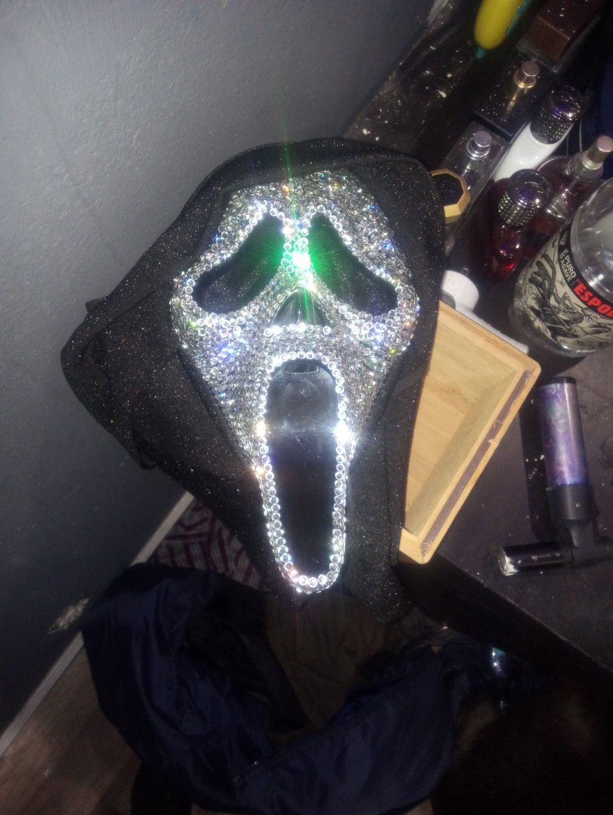 Scream Mask Bedazzled 