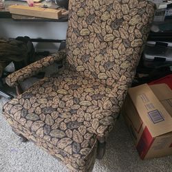 Free Floral Print Chair