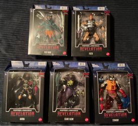 Masters of the Universe Revelation Action Figures Set of 5
