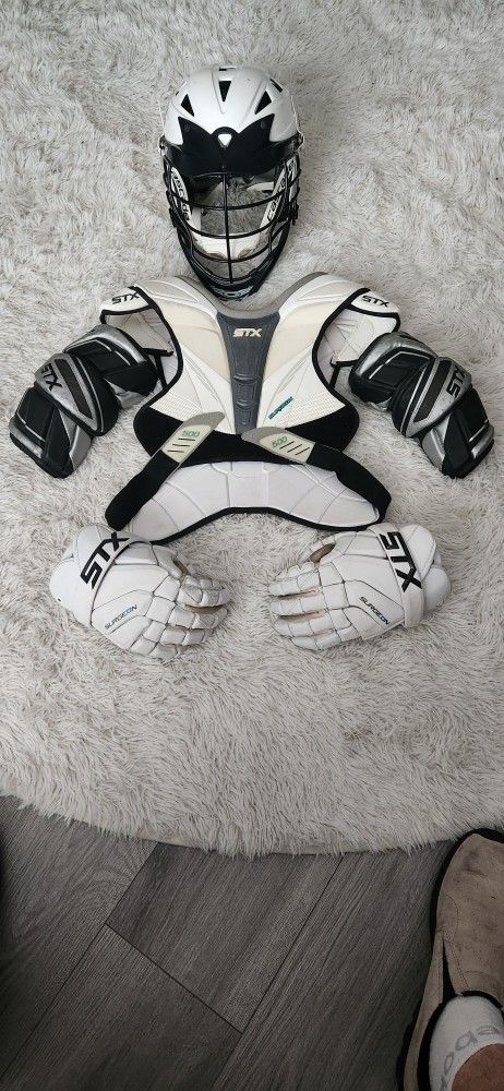 STX Lacrosse Gear w/ Cascade Helmet