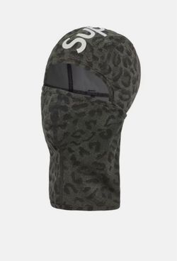Supreme Leopard Print Balaclava
