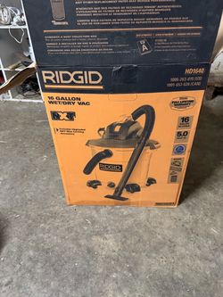 Ridgid vacuum