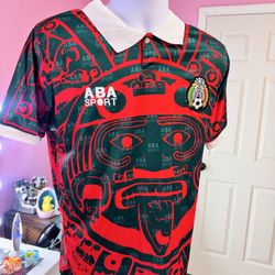 ABA Sport Men's Mexico Soccer Jersey 