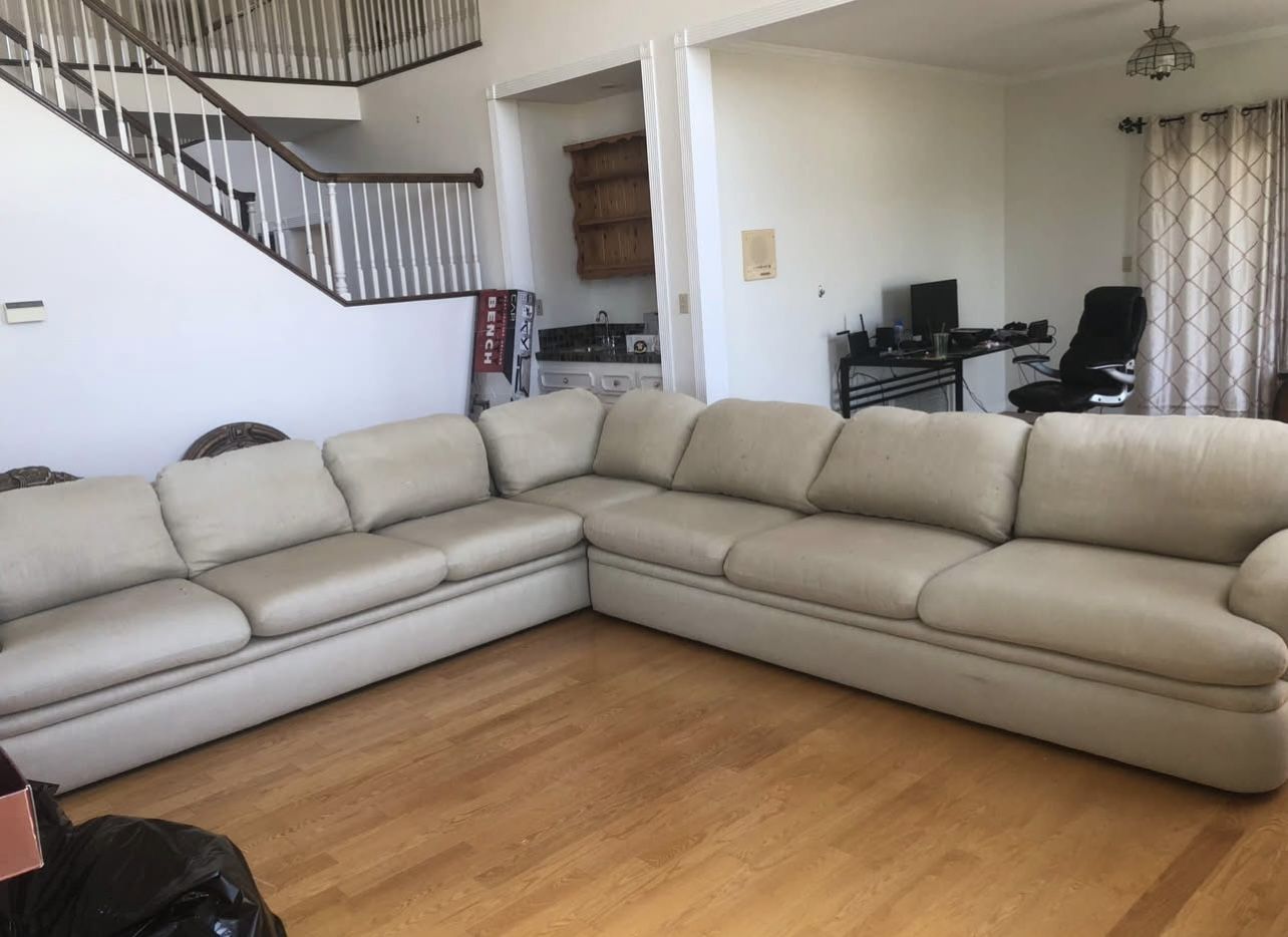 Sectional Feather Down Couch