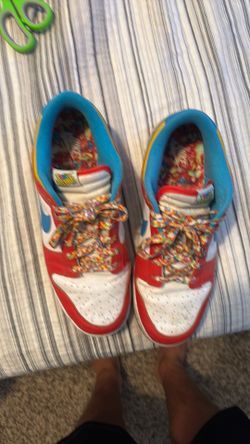 fruity pebble dunks size 12