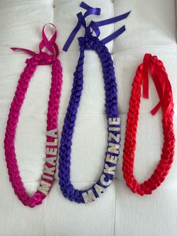 🎀 Custom Handmade Ribbon Lei – Graduation, Birthdays, Retirement & Special Events