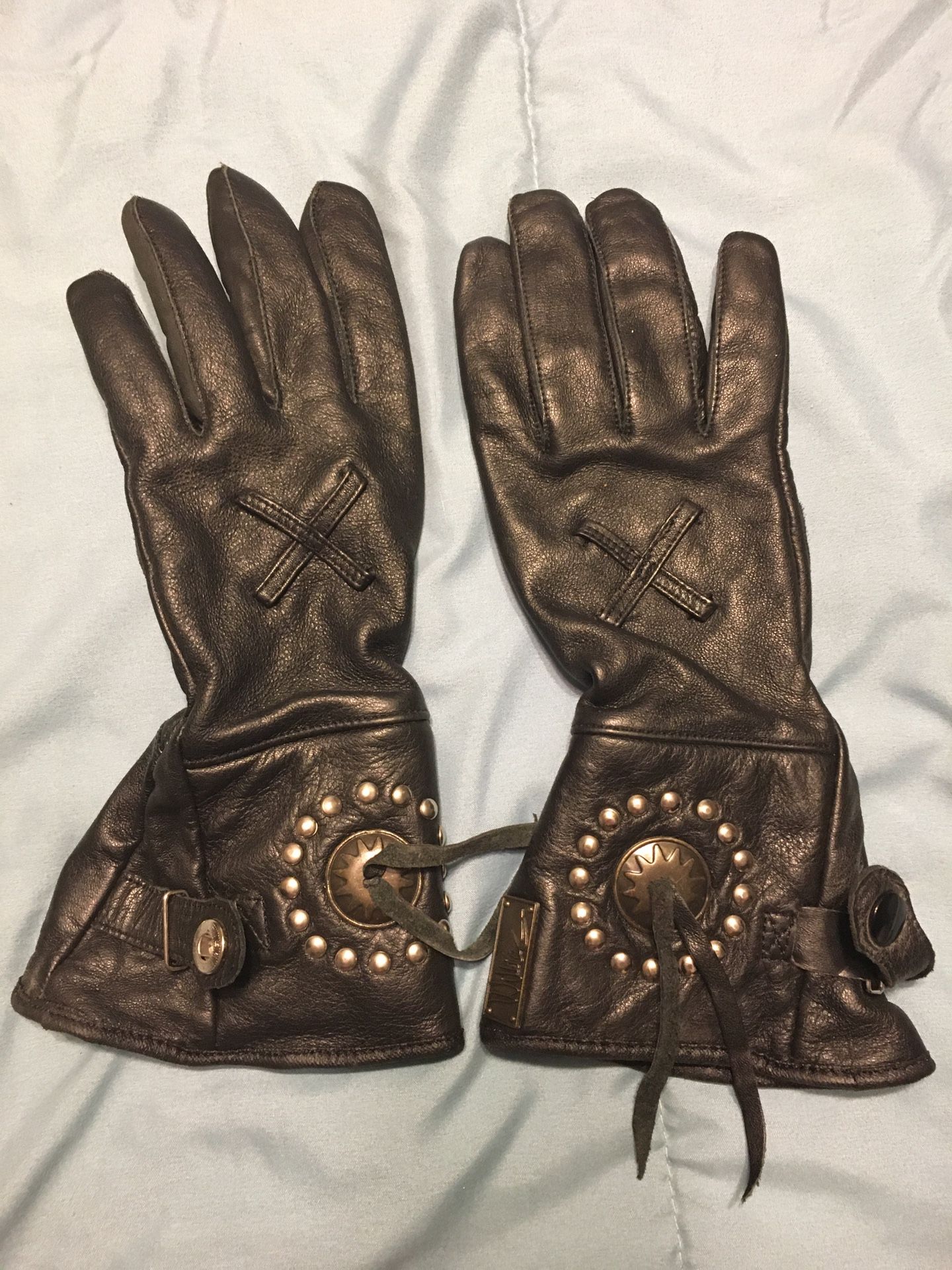 Willie G Harley Davidson Small Leather Motorcycle Gloves