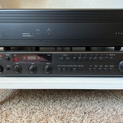 ADCOM power amplifier and  Pre-amp combo